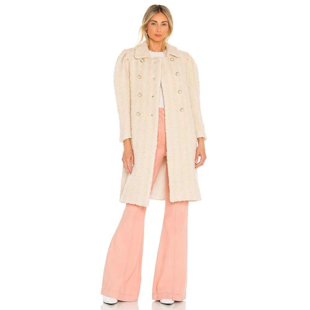 LoveShackFancy  Meyerson Flared Pant Tuscany Pink Size 12